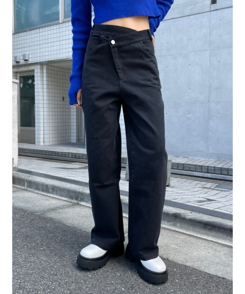 ENVYM（アンビー）の「ヴィンテージカラーＰＴ（その他パンツ・レディース・オレンジ/ブラック/ベージュ・SMALL/MEDIUM）」の2枚目の写真