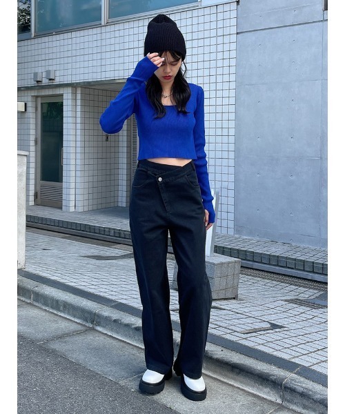 ENVYM（アンビー）の「ヴィンテージカラーＰＴ（その他パンツ・レディース・オレンジ/ブラック/ベージュ・SMALL/MEDIUM）」の12枚目の写真