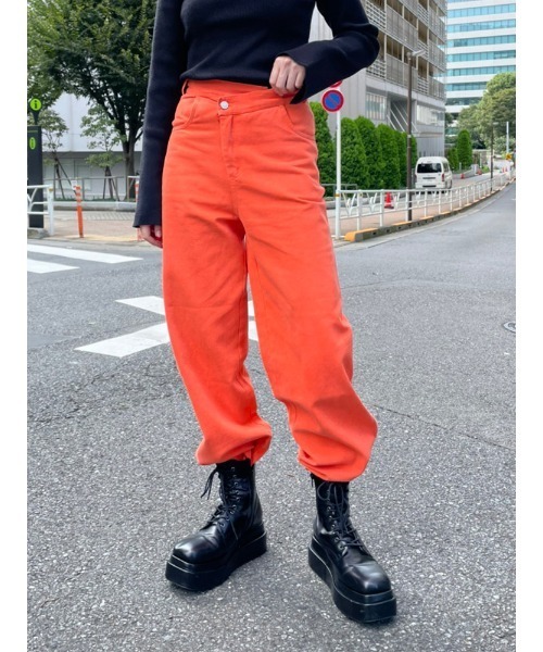 ENVYM（アンビー）の「ヴィンテージカラーＰＴ（その他パンツ・レディース・オレンジ/ブラック/ベージュ・SMALL/MEDIUM）」の14枚目の写真