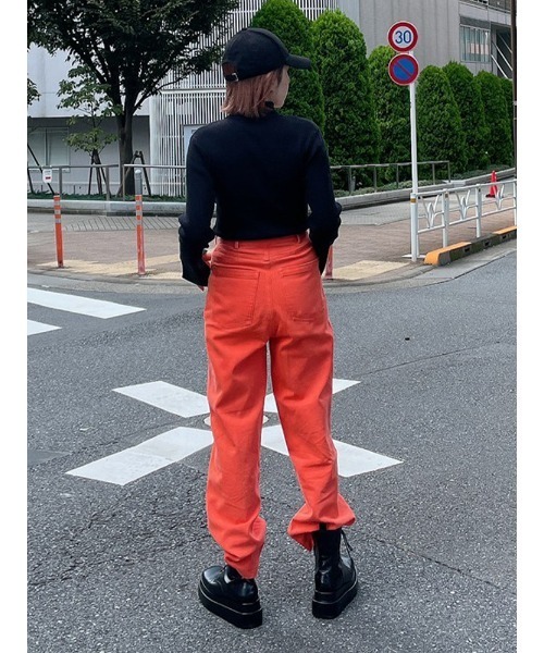 ENVYM（アンビー）の「ヴィンテージカラーＰＴ（その他パンツ・レディース・オレンジ/ブラック/ベージュ・SMALL/MEDIUM）」の19枚目の写真
