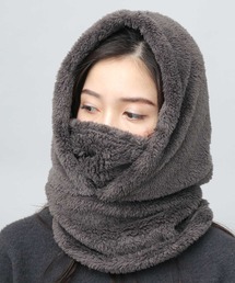 A.M.S.(エーエムエス)のフリースボア フードネックウォーマー(ネックウォーマー/スヌード)