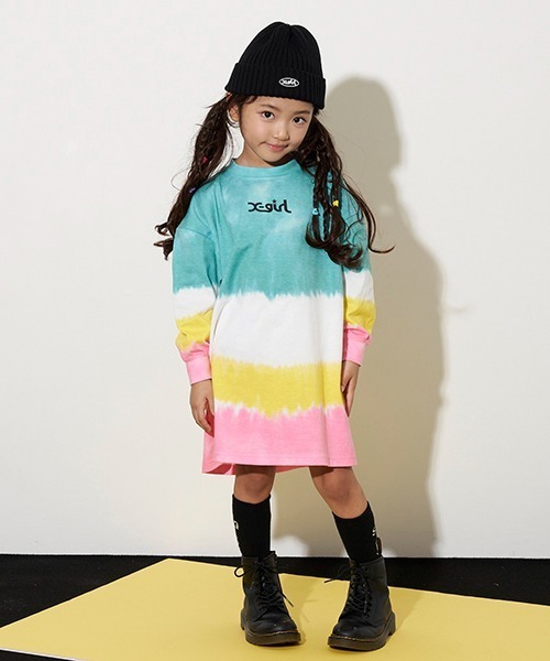 X-girl Stages（エックスガールステージス）の「ニットキャップ（ニットキャップ/ビーニー・キッズ・ブラック/ピンク/グリーン/アイボリー・FREE）」の14枚目の写真