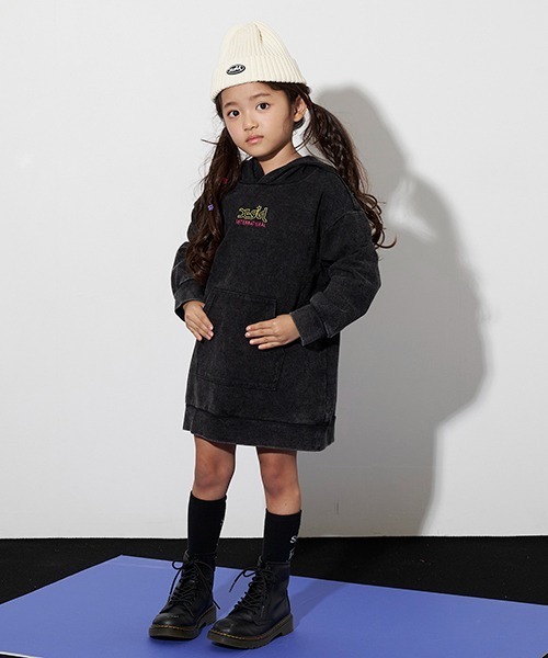 X-girl Stages（エックスガールステージス）の「ニットキャップ（ニットキャップ/ビーニー・キッズ・ブラック/ピンク/グリーン/アイボリー・FREE）」の13枚目の写真