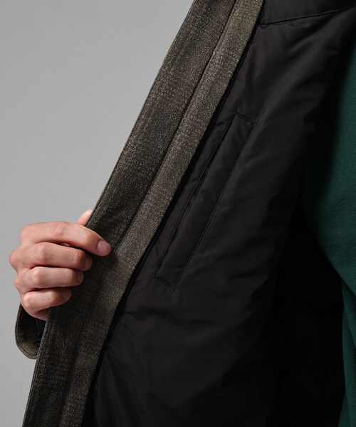 TAKEO KIKUCHI（タケオキクチ）の「◆LANATEC(R) 3WAY グレンチェック ブルゾン（ブルゾン・メンズ・サンドベージュ/ネイビー・01/02/03/04/05）」の8枚目の写真