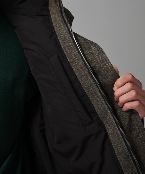 TAKEO KIKUCHI（タケオキクチ）の「◆LANATEC(R) 3WAY グレンチェック ブルゾン（ブルゾン・メンズ・サンドベージュ/ネイビー・01/02/03/04/05）」の9枚目の写真