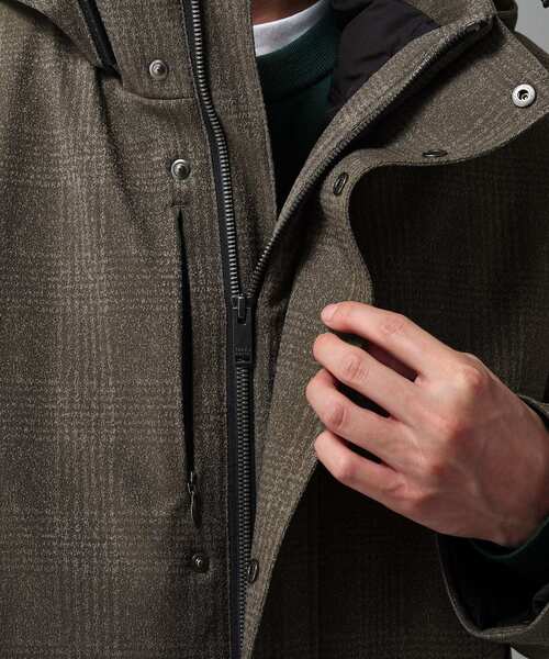 TAKEO KIKUCHI（タケオキクチ）の「◆LANATEC(R) 3WAY グレンチェック ブルゾン（ブルゾン・メンズ・サンドベージュ/ネイビー・01/02/03/04/05）」の11枚目の写真