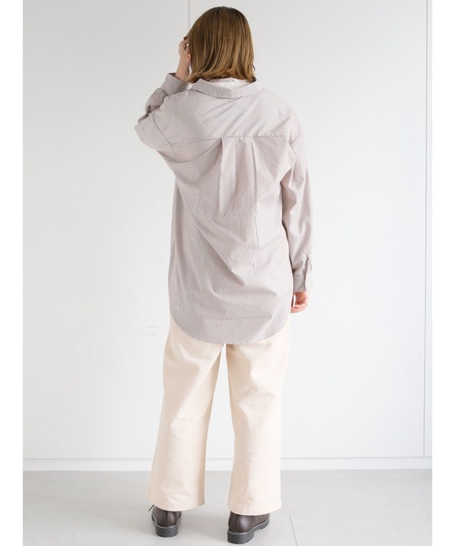 ehka sopo(エヘカソポ)の「タックワイドパンツ(その他パンツ・レディース・カーキ/キナリ/ブラック・フリ-)」の21枚目の写真