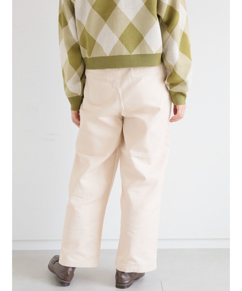 ehka sopo(エヘカソポ)の「タックワイドパンツ(その他パンツ・レディース・カーキ/キナリ/ブラック・フリ-)」の20枚目の写真