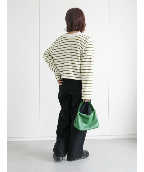 ehka sopo(エヘカソポ)の「タックワイドパンツ(その他パンツ・レディース・カーキ/キナリ/ブラック・フリ-)」の13枚目の写真