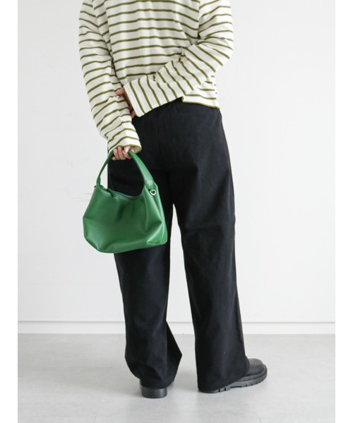 ehka sopo(エヘカソポ)の「タックワイドパンツ(その他パンツ・レディース・カーキ/キナリ/ブラック・フリ-)」の15枚目の写真