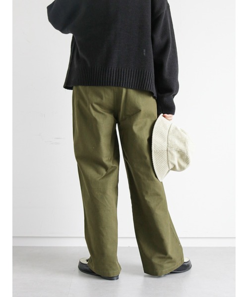 ehka sopo(エヘカソポ)の「タックワイドパンツ(その他パンツ・レディース・カーキ/キナリ/ブラック・フリ-)」の5枚目の写真