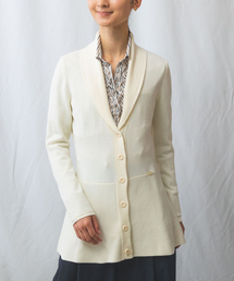 ペプラムニットカーディガン