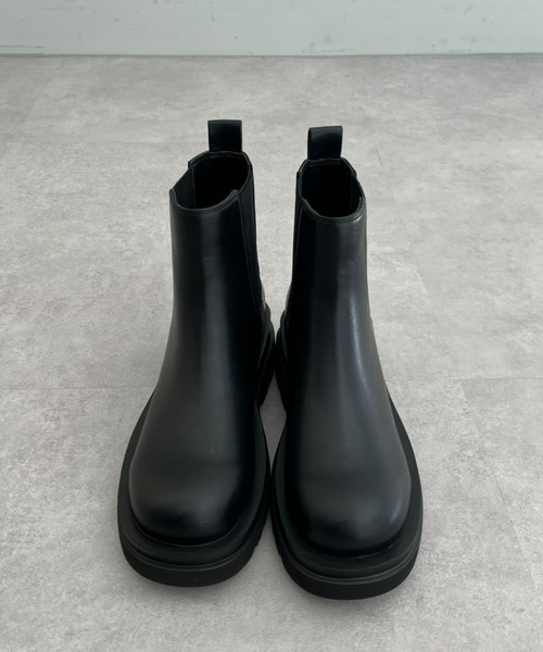 CPC SCAMP（シーピーシースキャンプ）の「【CPC SCAMP】サイドゴアクッションショートブーツ（ブーツ・レディース・ブラック・SMALL/MEDIUM/LARGE）」の6枚目の写真