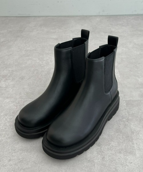 CPC SCAMP（シーピーシースキャンプ）の「【CPC SCAMP】サイドゴアクッションショートブーツ（ブーツ・レディース・ブラック・SMALL/MEDIUM/LARGE）」の7枚目の写真