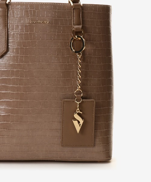 SAMANTHAVEGA（サマンサベガ）の「クロコ調シンプルA4トート（トートバッグ・レディース・グレイッシュベージュ/ブラック/キャメル・FREE）」の17枚目の写真