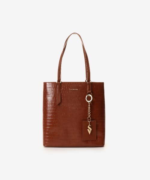 SAMANTHAVEGA（サマンサベガ）の「クロコ調シンプルA4トート（トートバッグ・レディース・グレイッシュベージュ/ブラック/キャメル・FREE）」の18枚目の写真