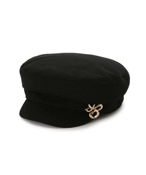 SNIDEL（スナイデル）の「バリエキャスケット（キャスケット・レディース・グレー/ブラック/モカ・FREE）」の6枚目の写真