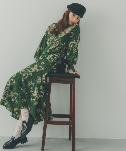 SNIDEL（スナイデル）の「バリエキャスケット（キャスケット・レディース・グレー/ブラック/モカ・FREE）」の15枚目の写真