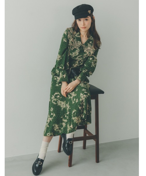 SNIDEL（スナイデル）の「バリエキャスケット（キャスケット・レディース・グレー/ブラック/モカ・FREE）」の16枚目の写真