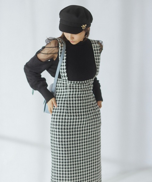 SNIDEL（スナイデル）の「バリエキャスケット（キャスケット・レディース・グレー/ブラック/モカ・FREE）」の11枚目の写真