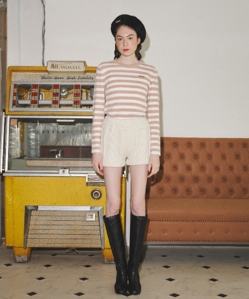 MIRO AMURETTE（ミロアミュレット）の「chaleur knit pants（その他パンツ・レディース・ホワイト・FREE）」の9枚目の写真