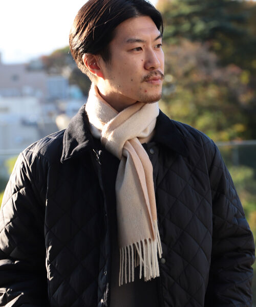 最新作　B:MING by BEAMS / カシミヤ ダブルフェイス マフラー B:MING by BEAMS（ビーミングバイビームス）の「B:MING by BEAMS