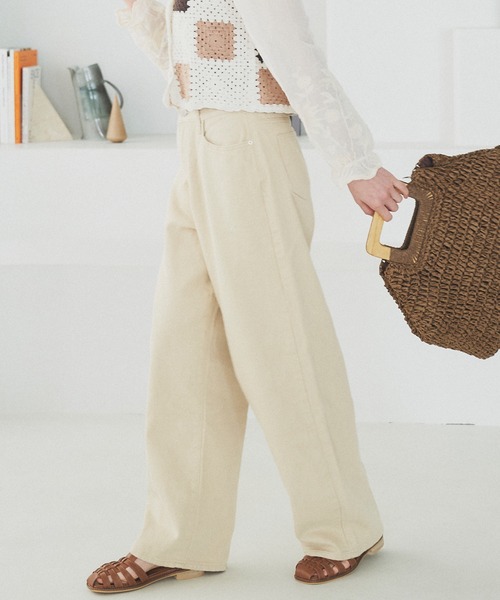 Isn't She?(イズントシー)の「ワイドパンツ(その他パンツ・レディース・ブラック/ベージュ・M)」の15枚目の写真