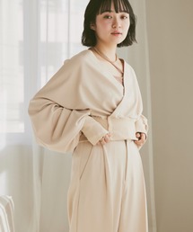 moi tytto | カシュクールクロストップス【セットアップ可能】(その他トップス)