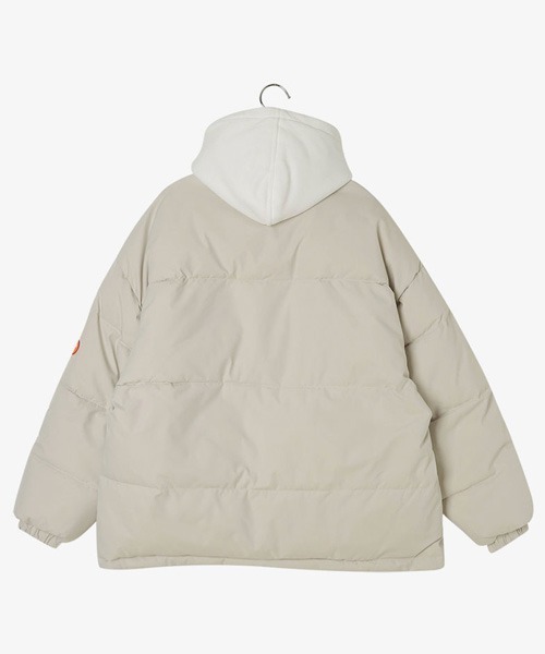 SONA（ソナ）の「SONYUNARA フードレイヤードダウンジャケット（ダウンジャケット/コート・レディース・ブラック/アイボリー・MEDIUM/LARGE）」の7枚目の写真