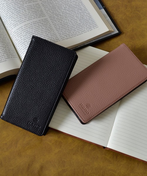 NANO universe（ナノユニバース）の「iPhone14 iPhone14Pro iPhone13 iPhoneSE ミラー カード収納付き 手帳型ケース ナノユニバース スマホケース [シンプルロゴ手帳]（スマホケース/カバー・レディース・ブラック/ブラウン/ベージュ/グレー・N/O/A）」の8枚目の写真