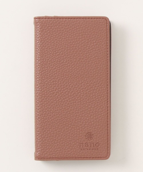 NANO universe（ナノユニバース）の「iPhone14 iPhone14Pro iPhone13 iPhoneSE ミラー カード収納付き 手帳型ケース ナノユニバース スマホケース [シンプルロゴ手帳]（スマホケース/カバー・レディース・ブラック/ブラウン/ベージュ/グレー・N/O/A）」の10枚目の写真