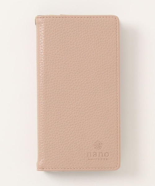 NANO universe（ナノユニバース）の「iPhone14 iPhone14Pro iPhone13 iPhoneSE ミラー カード収納付き 手帳型ケース ナノユニバース スマホケース [シンプルロゴ手帳]（スマホケース/カバー・レディース・ブラック/ブラウン/ベージュ/グレー・N/O/A）」の9枚目の写真