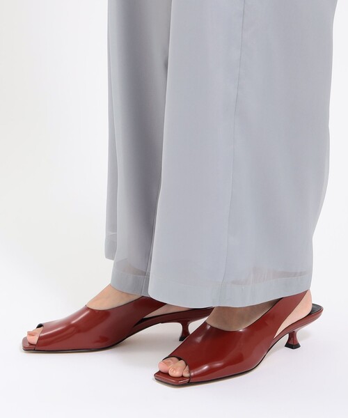 MOHI(モヒ)の「MOHI / オープントゥ ミュール(サンダル・レディース・ブラック/レッド系その他5・35/36/37/38/39)」の2枚目の写真