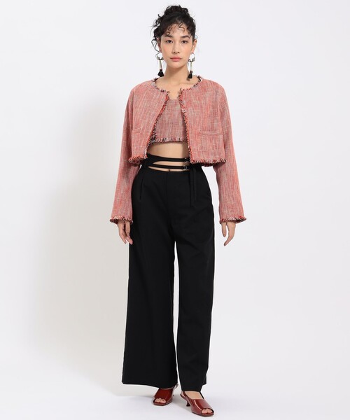 MOHI(モヒ)の「MOHI / オープントゥ ミュール(サンダル・レディース・ブラック/レッド系その他5・35/36/37/38/39)」の4枚目の写真