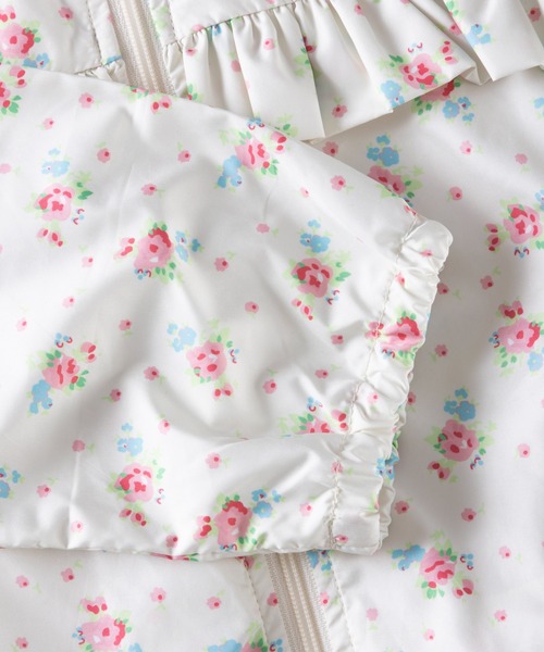 trois lapins kp（トロワラパンケーピー）の「ポリエステルタフタ ウインドブレーカー(100～130cm)（ナイロンジャケット・キッズ・ラベンダー/オフホワイト・130cm/120cm/110cm/100cm）」の13枚目の写真