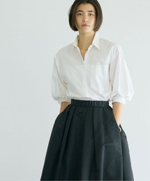 GALLARDAGALANTE | タックハーフスリーブシャツ(シャツ/ブラウス)