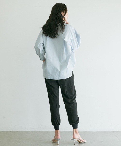 GALLARDAGALANTE（ガリャルダガランテ）の「タックハーフスリーブシャツ（シャツ/ブラウス・レディース・サックスブルー/ホワイト/ピンク・FREE）」の22枚目の写真