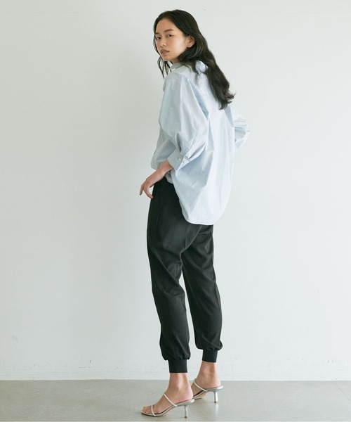 GALLARDAGALANTE（ガリャルダガランテ）の「タックハーフスリーブシャツ（シャツ/ブラウス・レディース・サックスブルー/ホワイト/ピンク・FREE）」の21枚目の写真