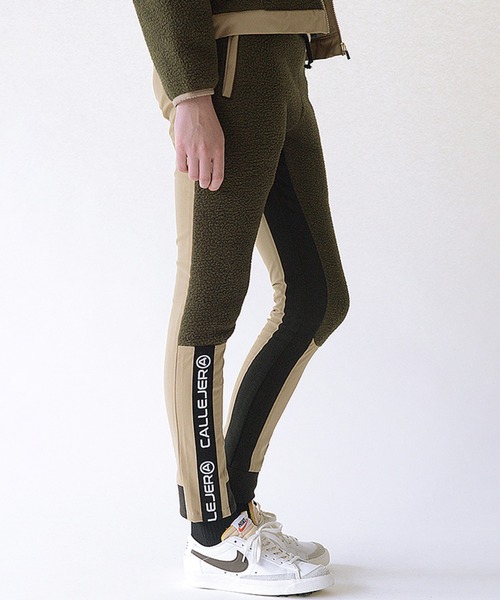 GIORDANO（ジョルダーノ）の「[ CALLEJERA ] COMBI FLEECE PANTS（その他パンツ・レディース・ホワイト/カーキ・2）」の8枚目の写真