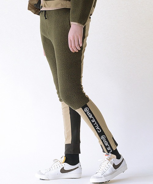GIORDANO（ジョルダーノ）の「[ CALLEJERA ] COMBI FLEECE PANTS（その他パンツ・レディース・ホワイト/カーキ・2）」の9枚目の写真
