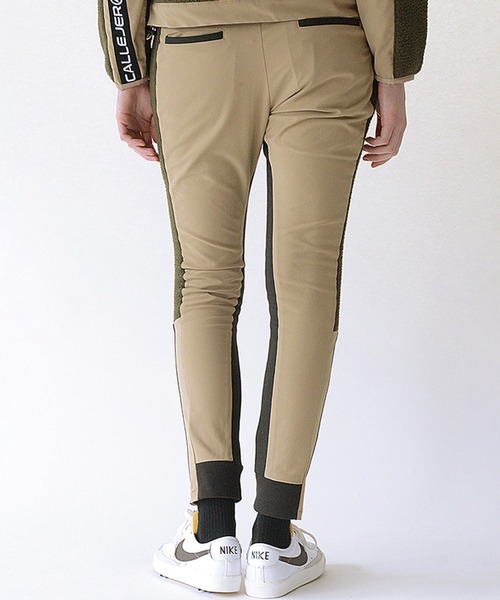 GIORDANO（ジョルダーノ）の「[ CALLEJERA ] COMBI FLEECE PANTS（その他パンツ・レディース・ホワイト/カーキ・2）」の10枚目の写真