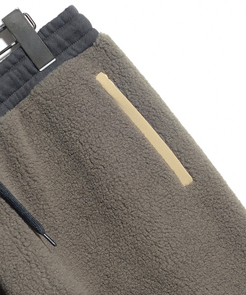 GIORDANO（ジョルダーノ）の「[ CALLEJERA ] COMBI FLEECE PANTS（その他パンツ・レディース・ホワイト/カーキ・2）」の3枚目の写真