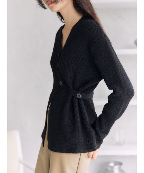Ayla(アイラ)の「browsing knit cardigan(カーディガン/ボレロ・レディース・ベージュ/ブラック/アイボリー・FREE)」の10枚目の写真