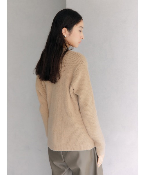 Ayla(アイラ)の「browsing knit cardigan(カーディガン/ボレロ・レディース・ベージュ/ブラック/アイボリー・FREE)」の16枚目の写真