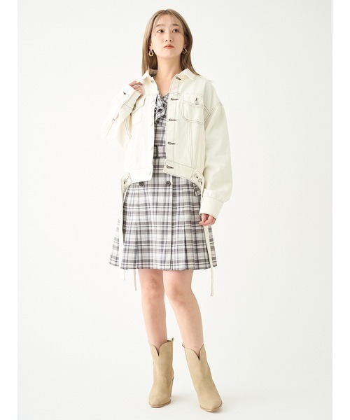 SNIDEL（スナイデル）の「デニムジャケット（デニムジャケット・レディース・ブルー/ホワイト/インディゴブルー・FREE）」の9枚目の写真