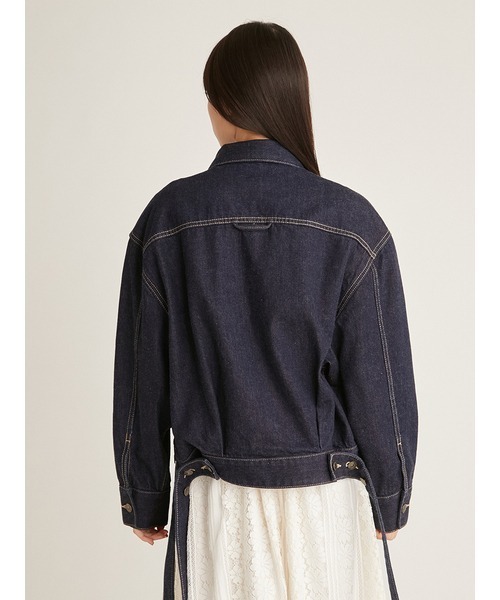 SNIDEL（スナイデル）の「デニムジャケット（デニムジャケット・レディース・ブルー/ホワイト/インディゴブルー・FREE）」の11枚目の写真