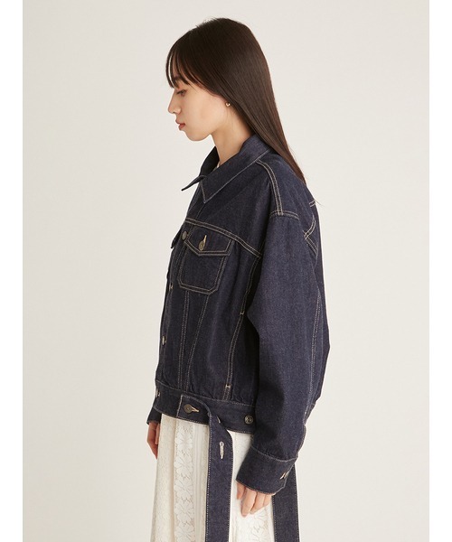 SNIDEL（スナイデル）の「デニムジャケット（デニムジャケット・レディース・ブルー/ホワイト/インディゴブルー・FREE）」の12枚目の写真