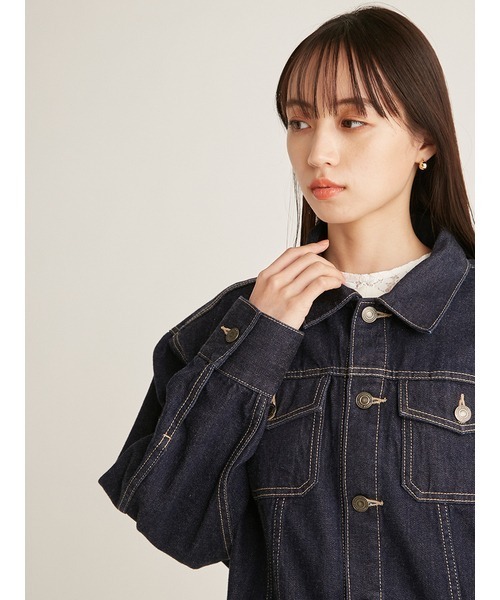 SNIDEL（スナイデル）の「デニムジャケット（デニムジャケット・レディース・ブルー/ホワイト/インディゴブルー・FREE）」の14枚目の写真