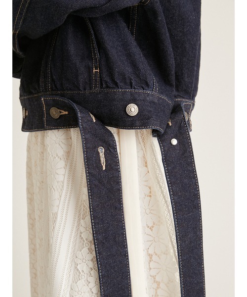 SNIDEL（スナイデル）の「デニムジャケット（デニムジャケット・レディース・ブルー/ホワイト/インディゴブルー・FREE）」の17枚目の写真