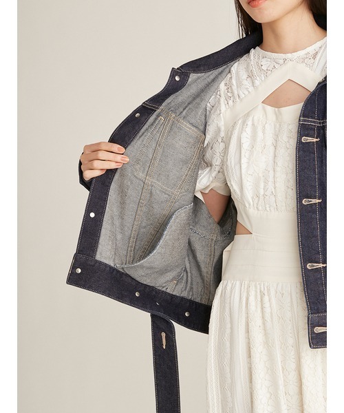 SNIDEL（スナイデル）の「デニムジャケット（デニムジャケット・レディース・ブルー/ホワイト/インディゴブルー・FREE）」の19枚目の写真